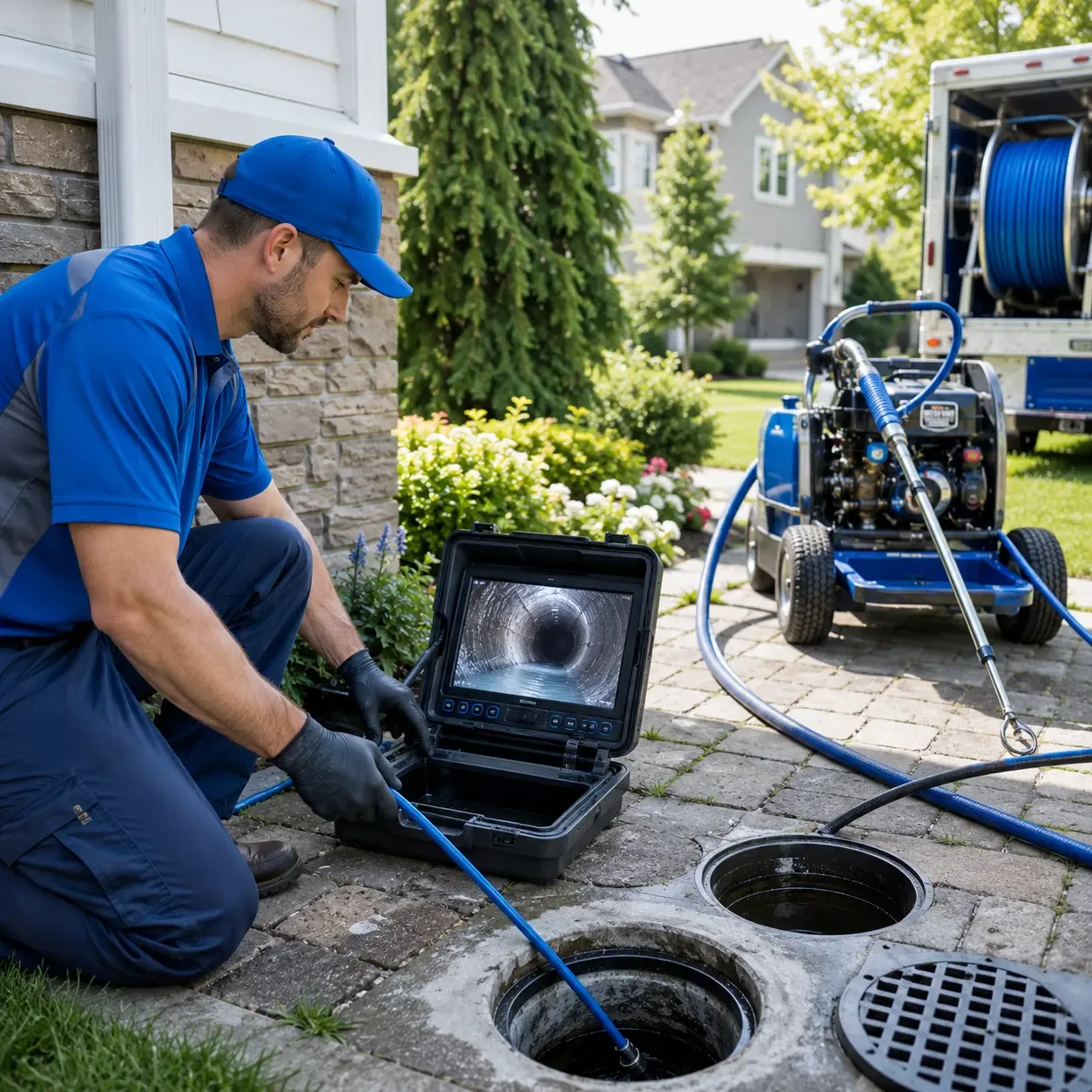 Outdoor drain cleaning professionals serving Robinson, PA